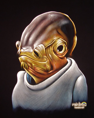 Illustration for article titled The Greatest Velvet Paintings Of Science-Fiction Icons!